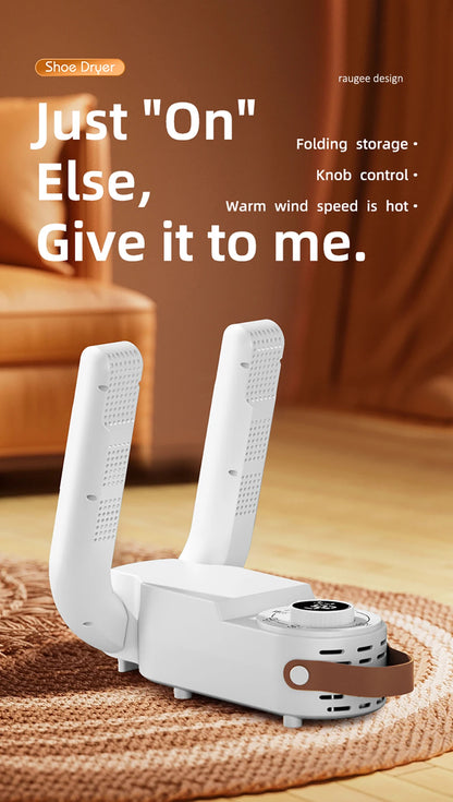 Shoe Dryer 220V Shoes Drying Machine Electric Footwear Dryer Foldable Ski Boots Slippers Sneaker Dryer Portable Boot Shoe Heater