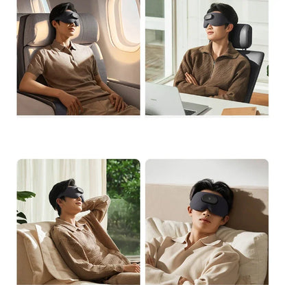 Xiaomi Mijia Smart Massage Eye Mask Hot Compress Vibrate Massage 800mAh 3D Shading Intelligent Eye Massager work for Mi Home App