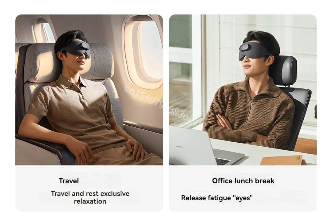 Xiaomi Mijia Smart Massage Eye Mask Hot Compress Vibrate Massage 800mAh 3D Shading Intelligent Eye Massager work for Mi Home App