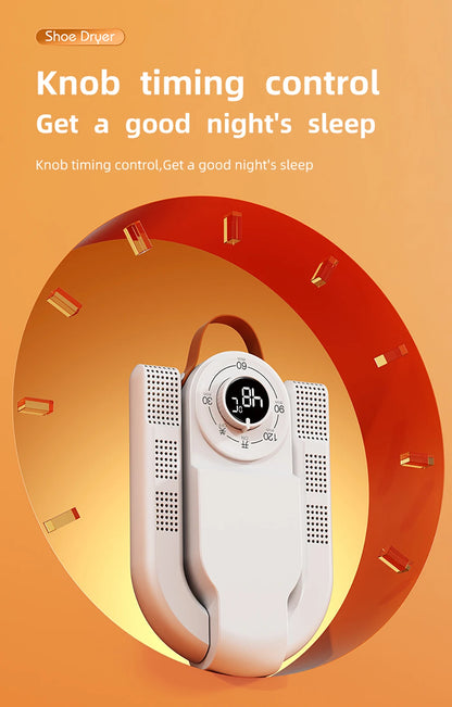 Shoe Dryer 220V Shoes Drying Machine Electric Footwear Dryer Foldable Ski Boots Slippers Sneaker Dryer Portable Boot Shoe Heater