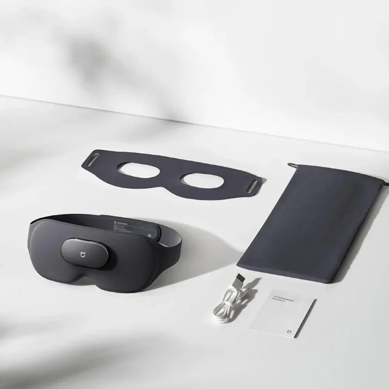 Xiaomi Mijia Smart Massage Eye Mask Hot Compress Vibrate Massage 800mAh 3D Shading Intelligent Eye Massager work for Mi Home App