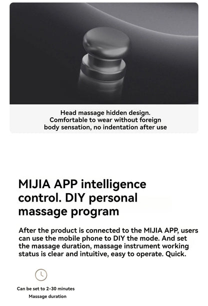 Xiaomi Mijia Smart Massage Eye Mask Hot Compress Vibrate Massage 800mAh 3D Shading Intelligent Eye Massager work for Mi Home App