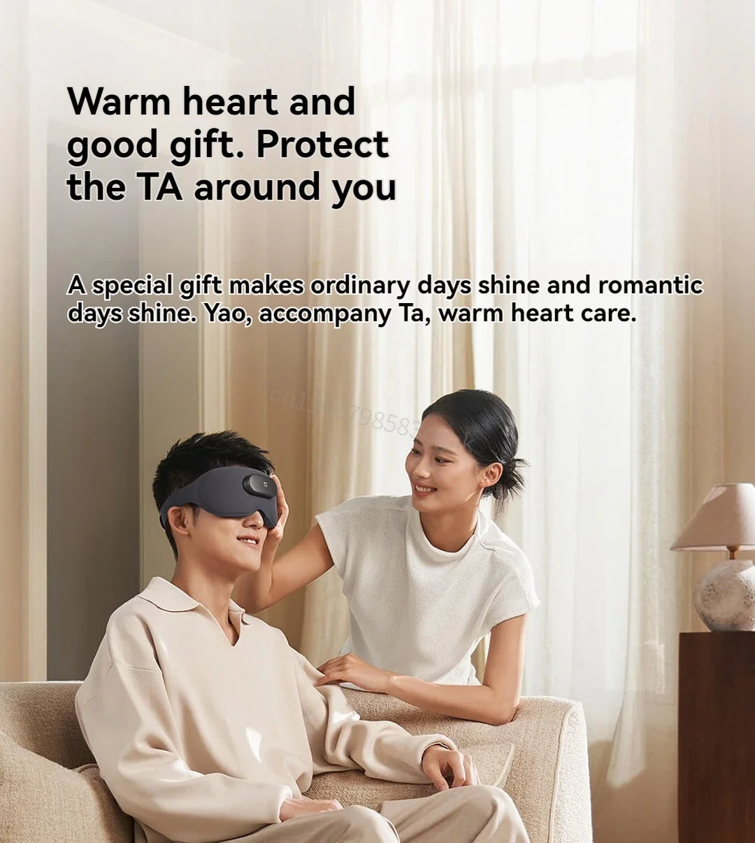 Xiaomi Mijia Smart Massage Eye Mask Hot Compress Vibrate Massage 800mAh 3D Shading Intelligent Eye Massager work for Mi Home App