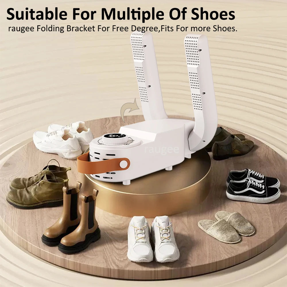 Shoe Dryer 220V Shoes Drying Machine Electric Footwear Dryer Foldable Ski Boots Slippers Sneaker Dryer Portable Boot Shoe Heater