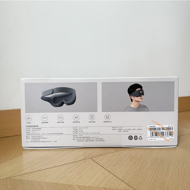 Xiaomi Mijia Smart Massage Eye Mask Hot Compress Vibrate Massage 800mAh 3D Shading Intelligent Eye Massager work for Mi Home App