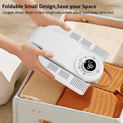 Shoe Dryer 220V Shoes Drying Machine Electric Footwear Dryer Foldable Ski Boots Slippers Sneaker Dryer Portable Boot Shoe Heater